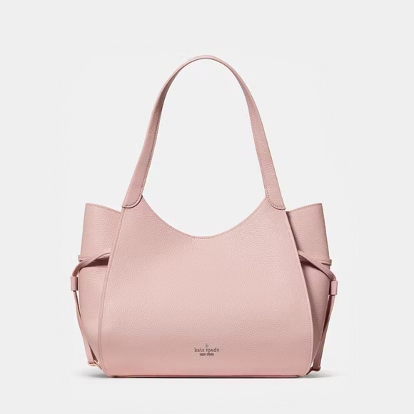 ♠️Kate Spade Stash Pebbled Leather Carryall Shoulder Bag, Tutu Pink NEW NWT